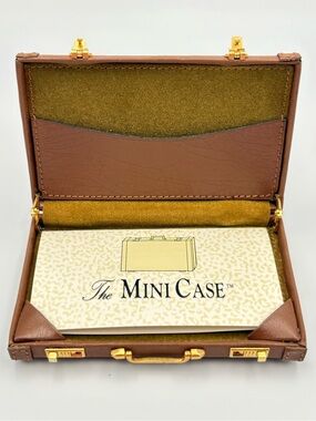 The Mini Case: A Hand-Crafted Miniature Briefcase with Working Latches